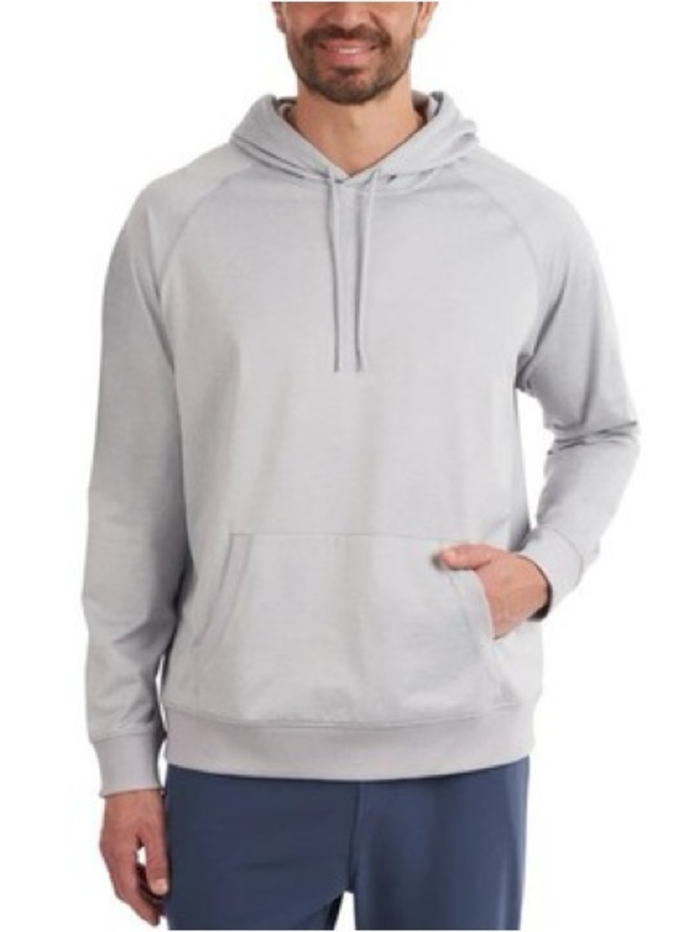 Kirkland Signature Light Gray Men's Pullover Hoodie